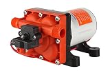 Seaflo Membranpumpe der Serie 42 mit Bypass für reduziertes Radfahren 12V/24V 11.3 LPM 55 PSI (12 Volt)