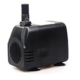 BACOENG Aquarium Pumpe Förderpumpe Teichpumpe Tauchpumpen Wasserpumpe Fontäne Pumpe 200/600/1000/2000/2500LPH (1000L/h)
