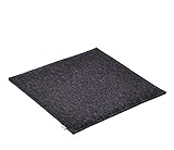 ESTA-Design Filz Sitzkissen Sitzauflage Stuhlauflage Stuhl Garten Zuhause gepolstert Woll Filz Größe 33 x 33 cm Farbe anthrazit