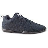 Anna Kern Herren Dance Sneakers 4030 Bold - Größe: UK 9, Farbe Knit Blau/Schwarz