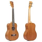 Kmise Ukulele Mahagoni Ukulele Uke 4 String 66 cm Hawaii Gitarre (26 Zoll Tenor)