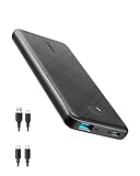 Anker PowerCore Slim 10000 PD, 20W 10000mAh Power Delivery Powerbank, externer USB-C Akku, kompatibel mit iPhone 12/12 mini/12 Pro/12 Pro Max, S10, Pixel 3 (Netzteil Nicht im Lieferumfang enthalten)