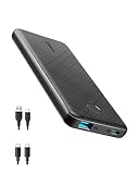 Anker PowerCore Slim 10000 PD, 20W 10000mAh Power Delivery Powerbank, externer USB-C Akku, kompatibel mit iPhone 12/12 mini/12 Pro/12 Pro Max, S10, Pixel 3 (Netzteil Nicht im Lieferumfang enthalten)