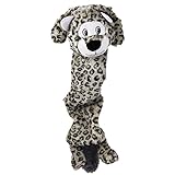 KONG 20874 Stretchezz Jumbo Schneeleopard, Hundespielzeug, XL