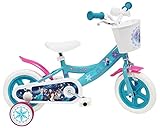 Disney Die Eiskönigin Kinderfahrrad Weiß/Blau 10 Zoll