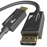 KabelDirekt – 8K DisplayPort Kabel Version 1.4 – 2m (VESA Zertifiziert, unterstützt 8K 60Hz, 4K 120Hz, HBR3, DSC, HDR10, DP8K) – Gaming Edition