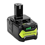 Dosctt 18V 5.0Ah Akku Ersatz für Ryobi ONE+ RB18L50 Wekzeug Ersatzakku RB18L50 RB18L40 RB18L25 RB18L15 RB18L13 P108 P107 P122 P104 P105 P102
