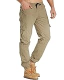 MODCHOK Herren Hosen Freizeithose Cargo Hosen Jogginghose Chino Hosen Sweatpants Regular Fit 1 Khaki L