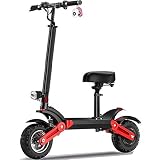 D&XQX Elektro-Scooter, Faltbare beweglich 500W Dual-Motor 12-Zoll-Off-Road-Reifen Vacuum mit vorderer und hinterer Stoßdämpfung und Ölscheibenbremse