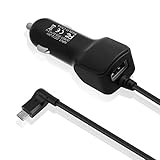 Autoladegerät für Navi,LANMU USB Ladegerät und Netzkabel Zubehör für Tomtom Start 42/52/62 Pkw-Navi,Tomtom GO 40/50/60/520/620,Via 52/62 Navigationsgerät