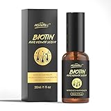 Haarwuchs Serum Biotin Haarwuchsöl - Reduzieren Sie Haarausfall Haarwuchs Behandlung, fördert das Haarwachstum Längere Reparaturen Beschädigtes Haar stimuliert die Haarwurzeln für Männer und Frauen