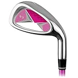 Unbekannt Golf Übung Chipper, Golf Practice Club Golf Carbon Eisen 7 Eisen Anfänger Übungsstange for 3-12 Jahre Orange Rot Blau (Farbe : 6-8Age-pink, Größe : Carbon Rod)