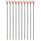 ARAPAIMA FISHING EQUIPMENT Stabile Rutenhalter im Set - 10 Stück mit V Rutenauflage 75 cm Gemischt 75 cm