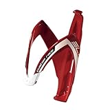 Elite Flaschenhalter Custom Race Trinkflaschenhalter, rot/weiß, 18 x 10 x 10 cm
