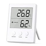 Unbekannt Chun Li Temperatur-Hygrometer, einfache elektronische Temperatur Hygrometer hohe Präzision Home-Office-Thermometer nass und trocken Meter, 115x94x23mm Wetterstationen (Size : 115x94x23mm)