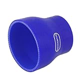 sourcing map 5.7cm - 7.6cm Gerades Reduzierstück Silikon Schlauch Verbinder DE de