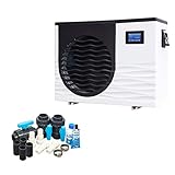 well2wellness Full-Inverter Pool Wärmepumpe Mida.Boost 12 - Poolheizung mit Einer Heizkapazität bis 12 kW Plus Bypass Set Basic + Abdeckung