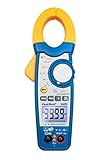 PeakTech 1625 – True RMS Stromzange 1000A AC/DC, Digital Multimeter, Zangenmessgerät, TÜV/GS, Strommesszange, 4000 Counts, Berührungsloser Spannungsmesser, Strommessgerät, Durchgangsprüfer - Max 600 V
