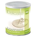 Zuckerpaste Delicate Soft Soft 1 kg Sugaring die effektive langfristige Haarentfernung ohne Vliesstreifen mit der Flicking Technik