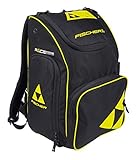 FISCHER Unisex – Erwachsene, schwarz/gelb Backpack Race 55 L, 57x37x31 cm