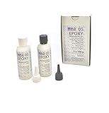 Miko® 2 Komponenten Epoxy Kleber Transparent 200g Packung 2x 100 ml Made in Germany