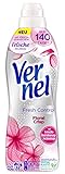 Vernel Fresh Control Floral Crisp, Weichspüler, 32 (1x32) Waschladungen, für langanhaltenden Duft und traumhaft weiche Wäsche