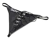 Verano Leder String Damen - Wetlook Kunstleder Lack One Size