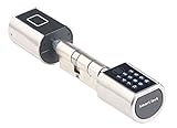 VisorTech Codeschloss: Elektronischer Tür-Schließzylinder mit Zahlencode, Bluetooth & App (Codeschloss Zylinder)