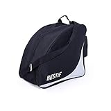BESTIF Skischuhtasche wasserdicht | Tasche für Skischuhe/Schlittschuhe | widerstandsfähige Stiefeltasche (Schwarz-Grau)