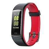 YAMAY Fitness Armband,Smartwatch Wasserdicht IP68 Fitness Uhr Fitness Tracker mit Pulsmesser Schrittzähler Pulsuhr Aktivitätstracker Sportuhr für Damen Herren Anruf SMS Beachten für iOS Android Handy