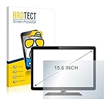 BROTECT Entspiegelungs-Schutzfolie für All-In-One PCs mit (15.6 Zoll) [345 mm x 194 mm, 16:9] Displayschutz-Folie Matt, Anti-Reflex, Anti-Fingerprint