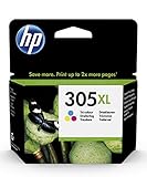 HP 305XL Farbe Original Druckerpatrone mit hoher Reichweite für HP DeskJet, HP DeskJet Plus, HP ENVY, HP ENVY Pro