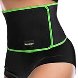 SaniVerde Rückenbandage Waist Trainer mit Klettverschluss - entlastet die Rückenmuskulatur, Lendenwirbelstütze zur Haltungskorrektur (S/M)