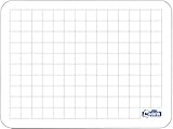 Adboards Whiteboard, A4, flexibel, 20 mm, kariert, doppelseitig, trocken abwischbar, 5 Stück