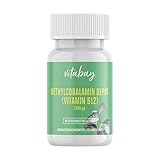 Vitabay Vitamin B12 Depot 1000 mcg • 60 vegane Lutschtabletten • Methylcobalamin • Hochdosiert