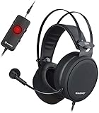 NUBWO PS4 Xbox One Headset 7.1 Surround Sound PC USB Gaming Headset mit Rauschunterdrückung Mic, Over Ear Kopfhörer mit Game & Chat Lautstärkeregler für PC/Playstation 4 / Xbox 1