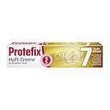 Protefix Haft-Creme PREMIUM mit 7-fach EFFEKT – Haft-Creme für Zahnprothesen für mehr Sicherheit den ganzen Tag – 1 x 47g