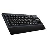 Logitech G613 Kabellose und Mechanische Gaming-Tastatur, Bluetooth & 2.4 GHz Verbindung, Romer-G Tactile Switches, Multi-Device, 6 Programmierbare G-Tasten, US QWERTY-Layout - Schwarz