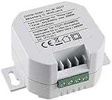 Funk-Empfänger Pilota Casa 1-Kanal 230V Universal einsetzbar Max. 2000Watt 70m Reichweite 49x49x25mm