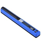 Bewinner USB 2.0 Stiftscanner,Tragbarer Mini A4 Dokumentenscanner,900 * 900DPI Pen Handscanner für Windows XP/Vista/Windows 7/Mac OS 10.4 usw. mit A4 Scan JPG/PDF(Blau)