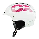 Casco Skihelm für Kinder CX-3 Junior, weiß-pink, Gr. S (50-55 cm)