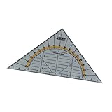 Herlitz Geometrie-Dreieck aus transparenter Kunststoff, klein