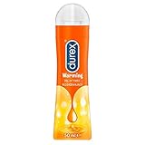 Durex Play Wärmend Gleitgel auf Wasserbasis – Sanftes Gleitgel mit wärmendem Effekt – 1 x 50 ml in der praktischen Dosierflasche