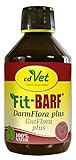 cdVet Naturprodukte Fit-BARF DarmFlora plus 250 ml - Hund - Darmflora - förderliche Bakterien - Verdauungsprobleme - geeignet nach Antibiotikagaben + chemischen Wurmkuren - Rohfütterung - BARFEN -