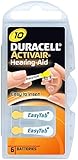 Batterien Duracell Activair-Set Geräte auditifs-insert Easy To * * Easy TAB Zinc Air Akkus Typ 10/PR 70 – 13 PR 48 – 312 PR 41 – 675 44 – 6er-PR - 2x TYP 312 6er Pack