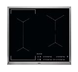 AEG IKE64441XB Autarkes Kochfeld / Herdplatte mit Touchscreen, Topferkennung & Hob²Hood-Funktion / Induktionskochplatte / 4 Kochzonen / Edelstahlrahmen / 60 cm