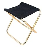Xrten Ultraleicht Klappstuhl aus Aluminium,Tragbar Klappbar Sitzhocker für Camping,Angeln,Reisen
