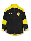 PUMA BVB Training Jacket Jr Trainingsjacke, Black-Cyber Yellow, 110