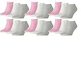 PUMA Unisex Invisible Sneaker Socken 6er Pack, Größe:39-42, Farbe:Prism Pink (395)