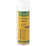 Stabilo Montageschaum B2 Adapterschaum Bauschaum PU-Schaum Füll- & Dämmschaum 500 ml